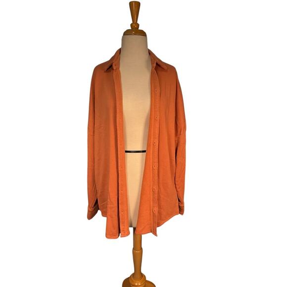 NWT Revolve Lanston Copper Oversized Button Down Sweater Size Large Long Sleeve - Picture 5 of 11